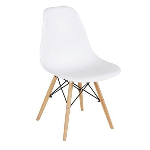 Silla Eames blanco