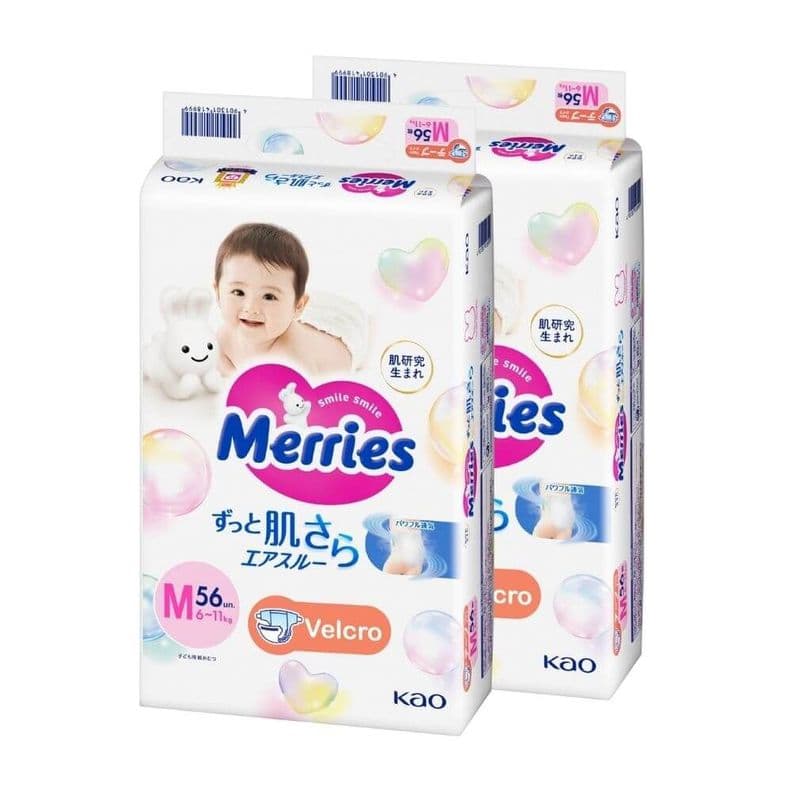 Merries Super Jumbo M 56x2 Pcs 438600 Blanco