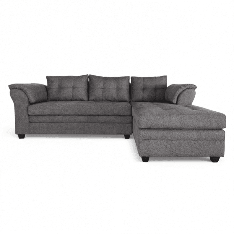 Sofa Seccional Mustang Chico Incorporado LINO DERECHO Gris