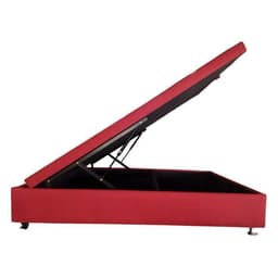 CAMA 2M BAUL FUNCIONAL LINO BURDEO FULL