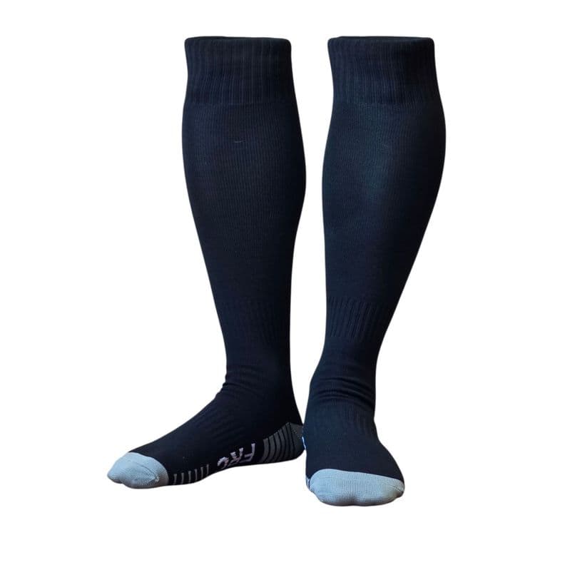 Medias de Futbol Nino Force 28-34 Largas Ventilacion Negro