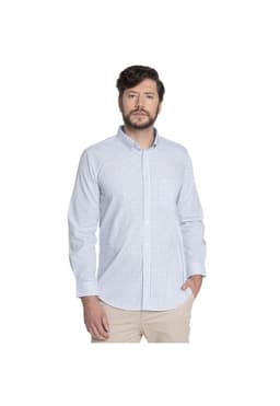 CAMISA HOMBRE CASUAL MANGA LARGA TREVIRA CUADRO TOLEDO