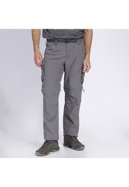 Pantalon Desmontable Hombre Gris Oscuro L