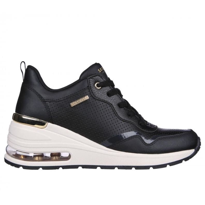 Zapatilla Mujer Million Air Hotter Air Negro Skechers CL 35