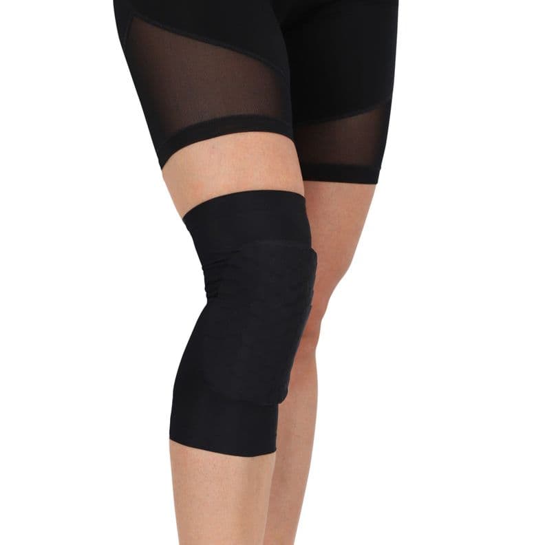 Rodillera Spalding Compresion con Acolchado Panal Negro L