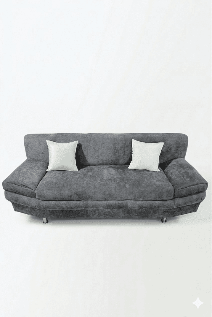 SOFA ITALIA GRIS FELPA