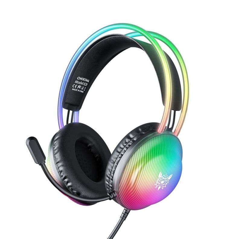 Audifonos Perifericos Gamer Onikuma X29 RGB Negro