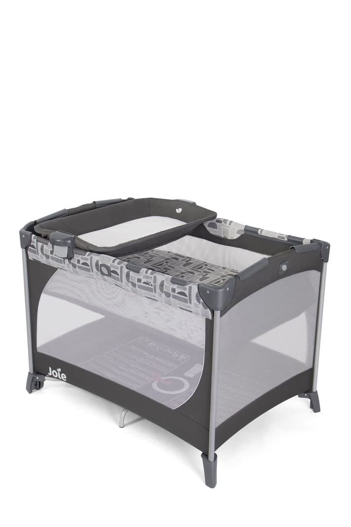 Cuna Playard Mudador Commuter Change Logan Gris Recien Nacido
