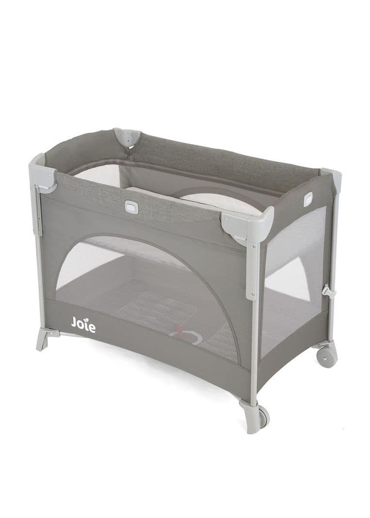 Cuna Playard Colecho Kubbie Sleep Foggy Gray Gris Recien Nacido