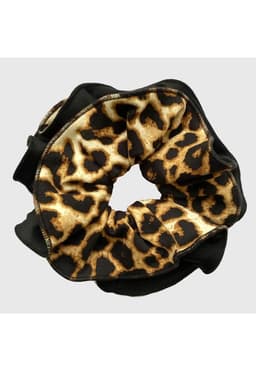 Scrunchie Tulipan L Animal Negro Maria Paskaro