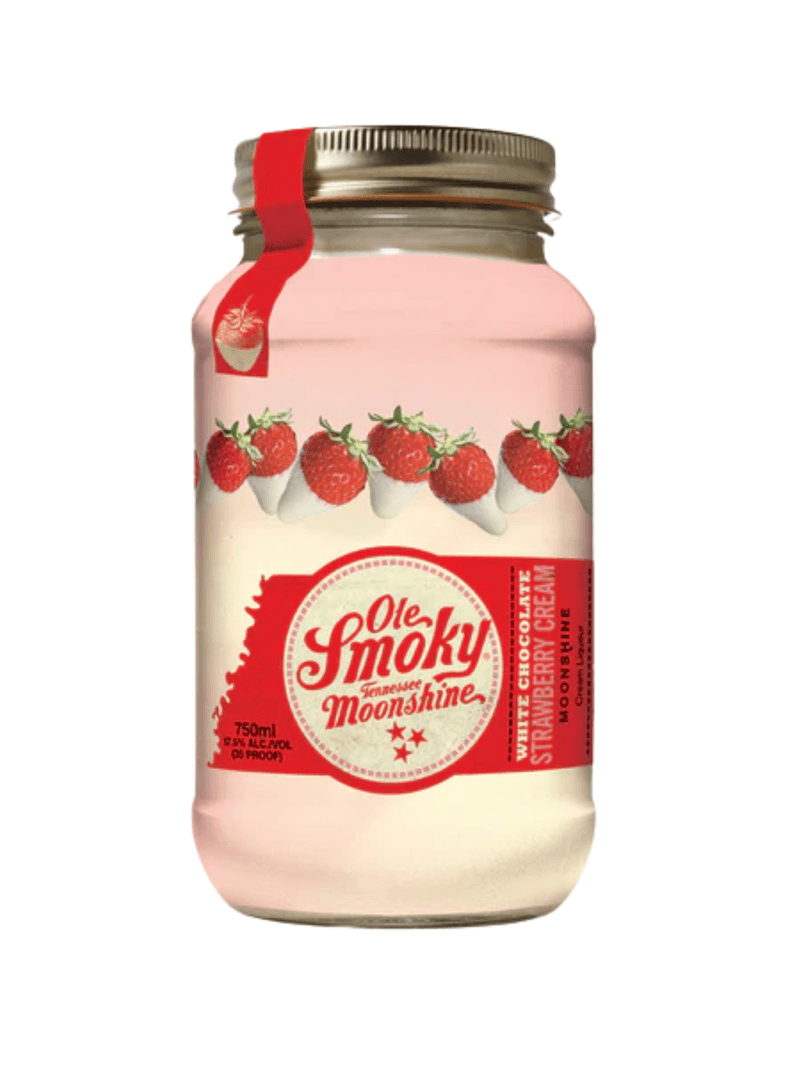 Whisky Ole Smoky Moonshine White Strawberry Cream 750ml