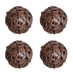 Esferas Decorativas de Mimbre Set