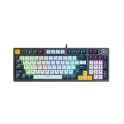 Teclado Fantech MK890V2 ATOM96 MIZU SkyBlue (Switch Rosie) Negro