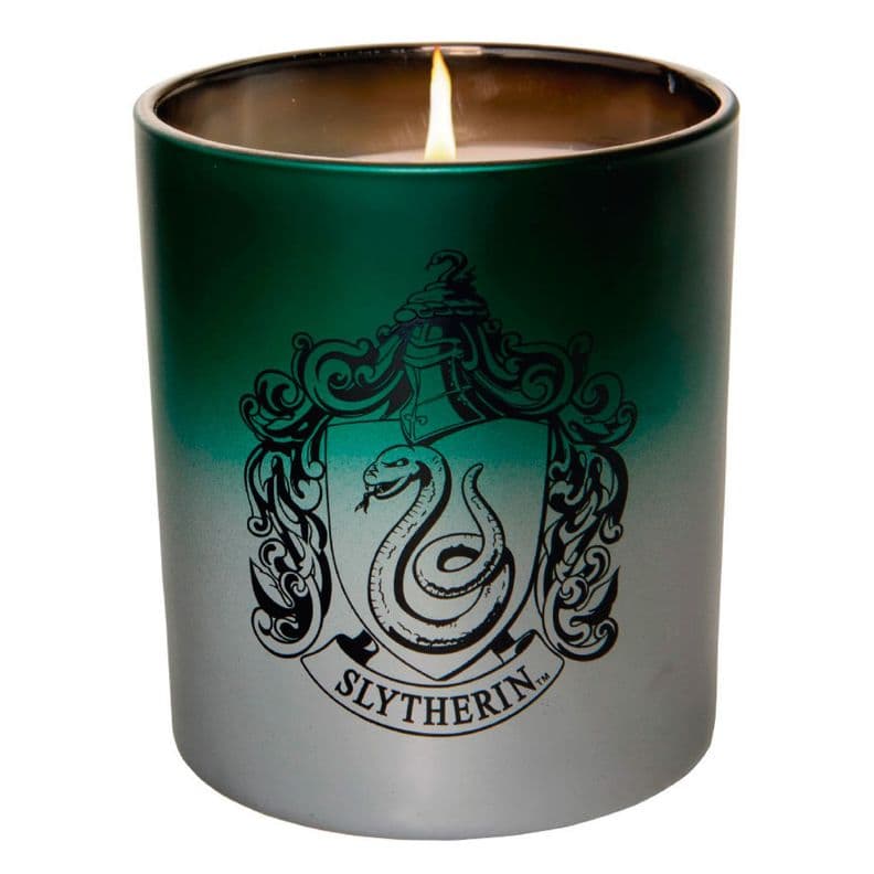 Harry Potter: Slytherin Large Glass Candle ( Vaso y Vela ) Blanco S