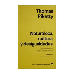 Naturaleza, Cultura Y Desigualdades Blanco