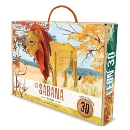 Libro Mas Maqueta La Sabana Leon 3D Blanco
