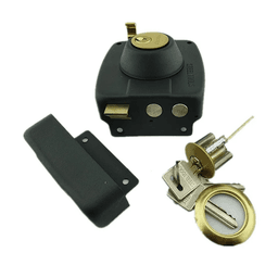 Chapa De Sobreponer Blindada De 3 Golpes Sl428 St Negro