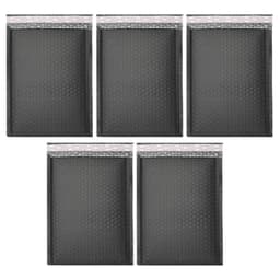 50 Bubble Bags Negros 15x24 cm Envio Seguro Negro