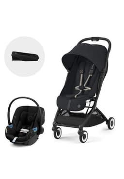Coche Travel System Orfeo + Aton G+ Base G Negro