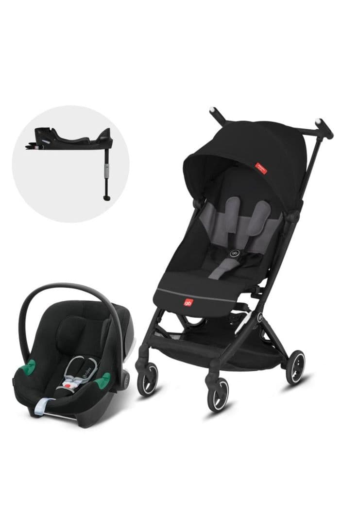 Coche Travel System Pockit AC VB + Aton B2 + Base Negro