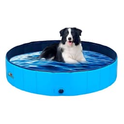 Piscina Plegable Para Mascotas Ninos Pvc Resistente 120x30cm