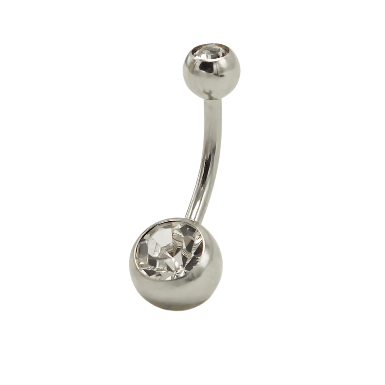Piercing ombligo navel 8mm acero quirurgico 316L