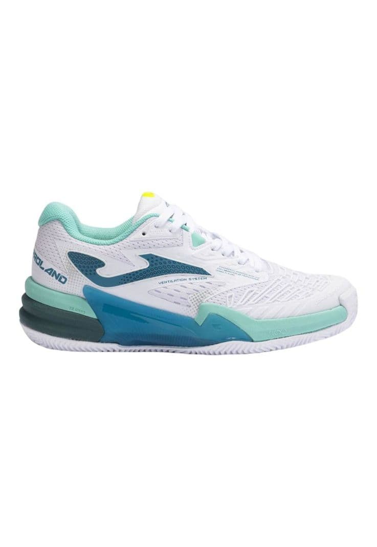 Zapatilla Padel Mujer Roland 24 Blanco Turquesa Joma 37