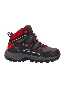 Botin Outdoor Kids Utah Jr Negro Rojo Joma 30