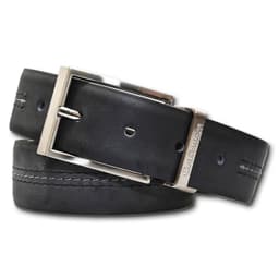 Cinturon Lewis Reversible Negro-Cafe L