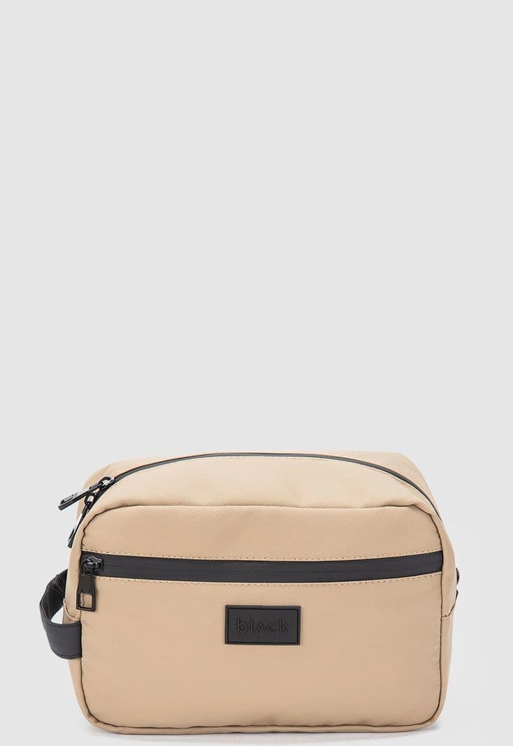 Neceser Soho Sand Black Bubba Beige