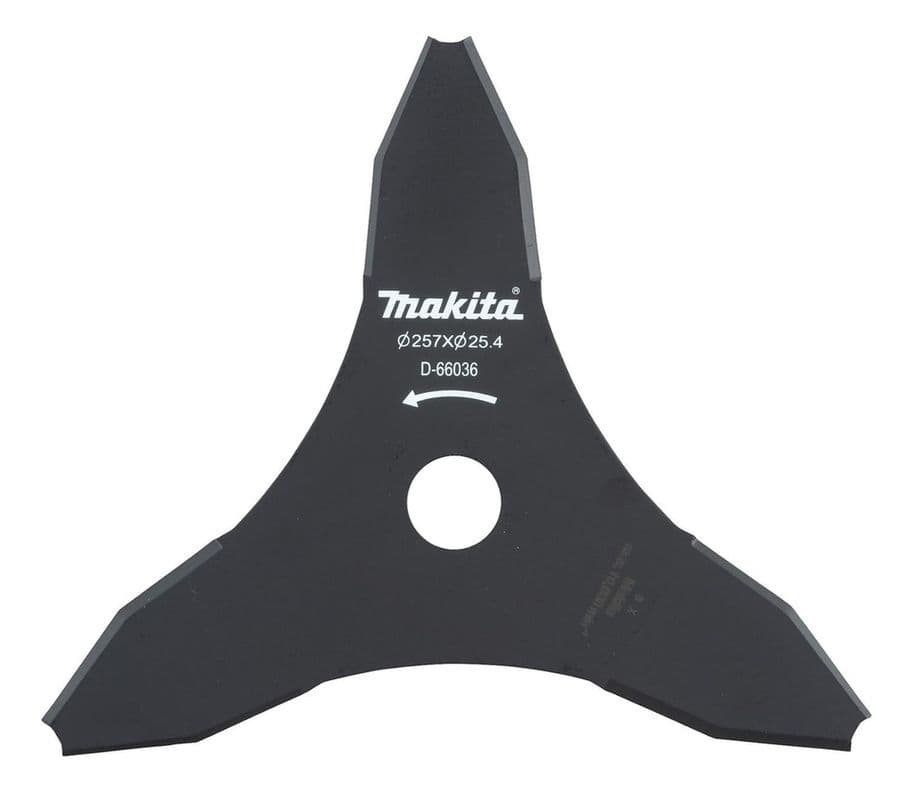 Cuchilla Metal 3 Puntas ET 257x25,4mm - Makita Negro