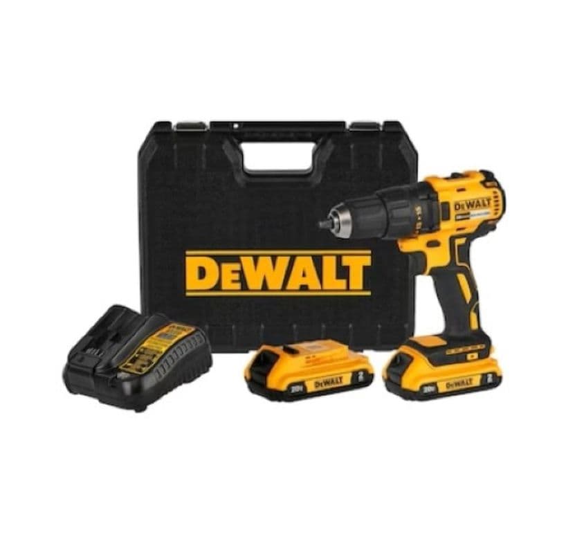 Taladro Atornillador 1/2 Inalambrico 20V DCD7771D2-B2 Dewalt Amarillo 38