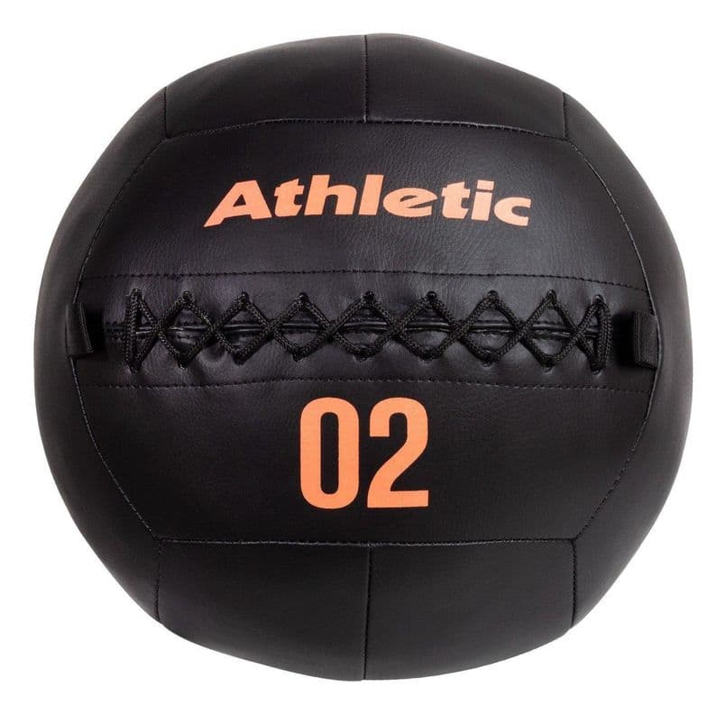 Balon Medicinal De Lanzamiento Athletic Crossfit 2kg Negro