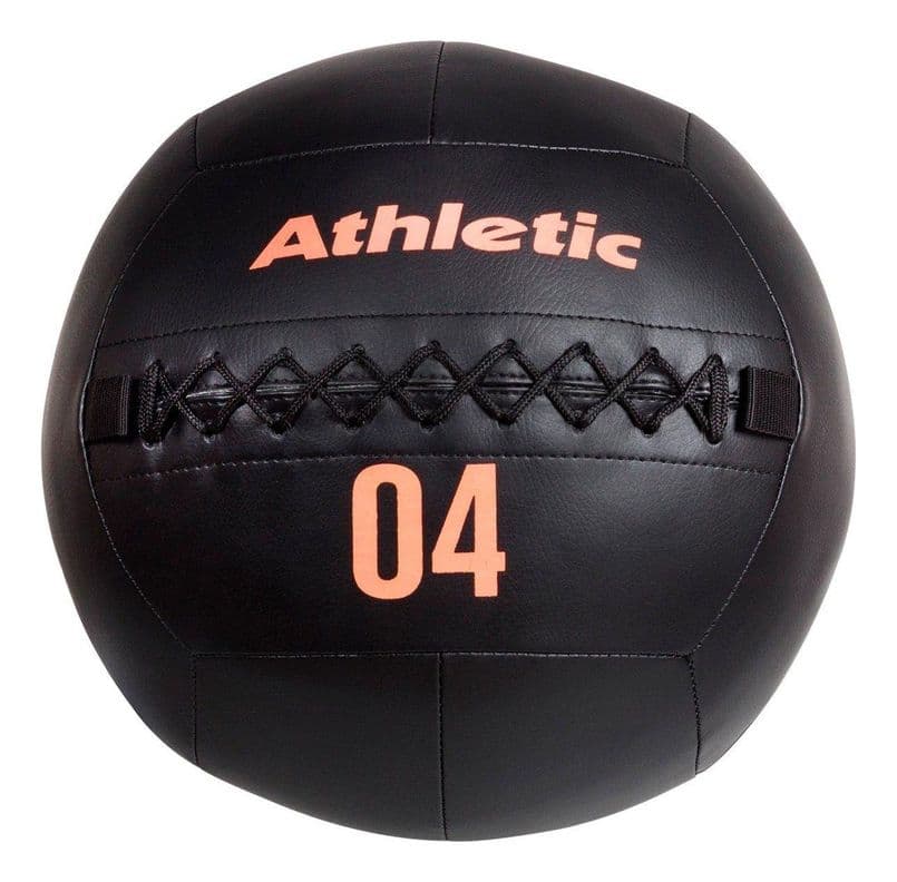 Balon Medicinal De Lanzamiento Wall Ball Athletic Crossfit 4 Negro