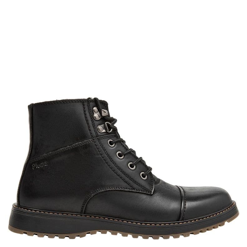 Botin Cuero Hombre Pluma - PLH0060 Negro CL 39