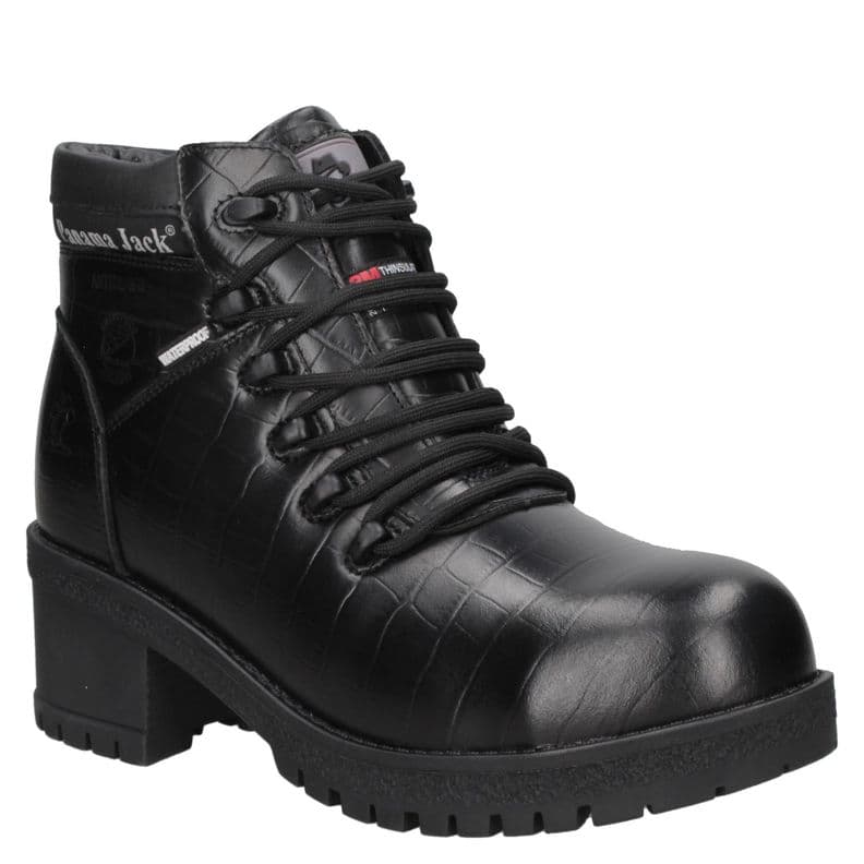 Zapato De Seguridad Mujer Panama Jack Waterproof - A988 Negro CL 35