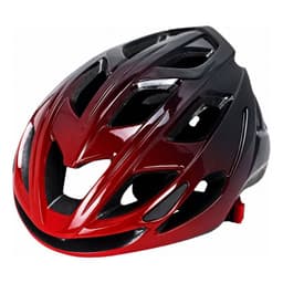 Casco Bicicleta MTB Adulto Ajustable Ventilado Rojo Negro