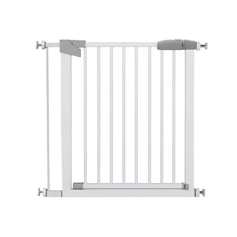 Reja de seguridad escalera para bebe y mascotas 76 a 90 cm Blanco