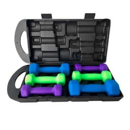 Set Mancuernas Hexagonales de 10 Kg + Maletin Negro