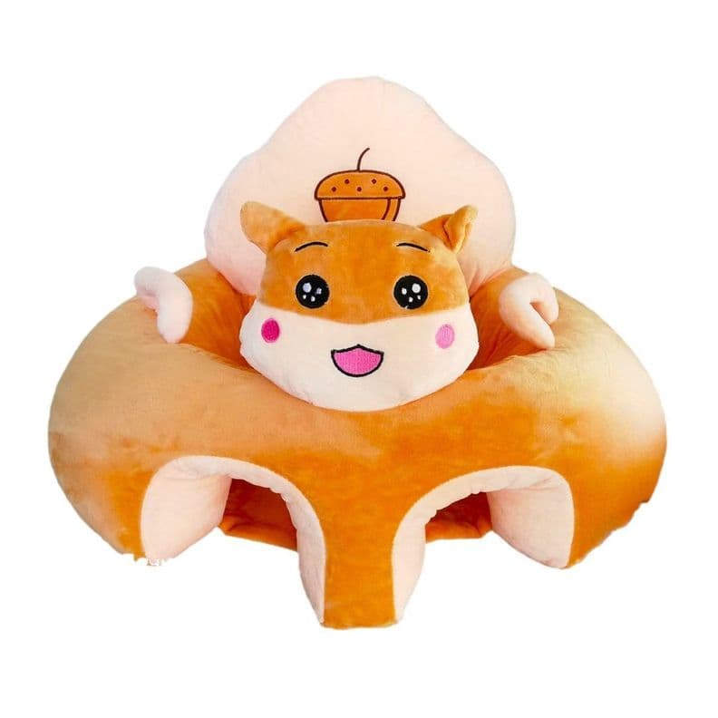 Cojin Asiento Bebe Seguridad y Apoyo Ardilla Beige
