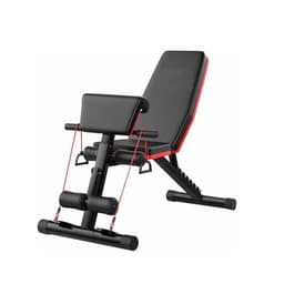 BANCA ABDOMINAL AJUSTABLE FULL + BICEPS CON BANDAS SPORTIME Negro