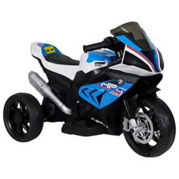 Moto Ninos Electrica 3 Ruedas Nitro Italy V4 Luz Y Sonido Azul