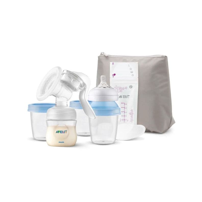 Set Extractor de Leche Manual Avent SCF430/15 Libre BPA Transparente 0