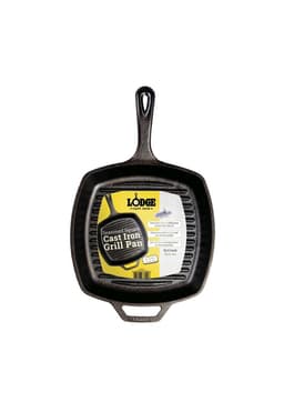 Parrilla Cuadrada Hierro Fundido 27 cm Negro M