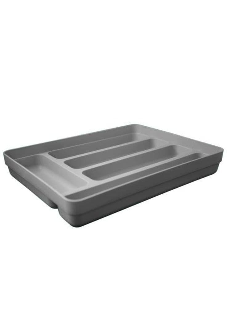 Organizador De Cubiertos Logic Gris Diseno 2