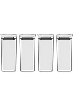 Conjunto Especieros Hermeticos Block 4 Piezas (0,340L) Transparente Diseno 2