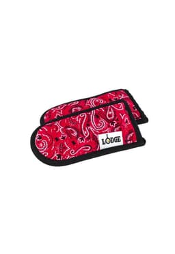 Set de 2 Mango de Tela Bandana Rojo