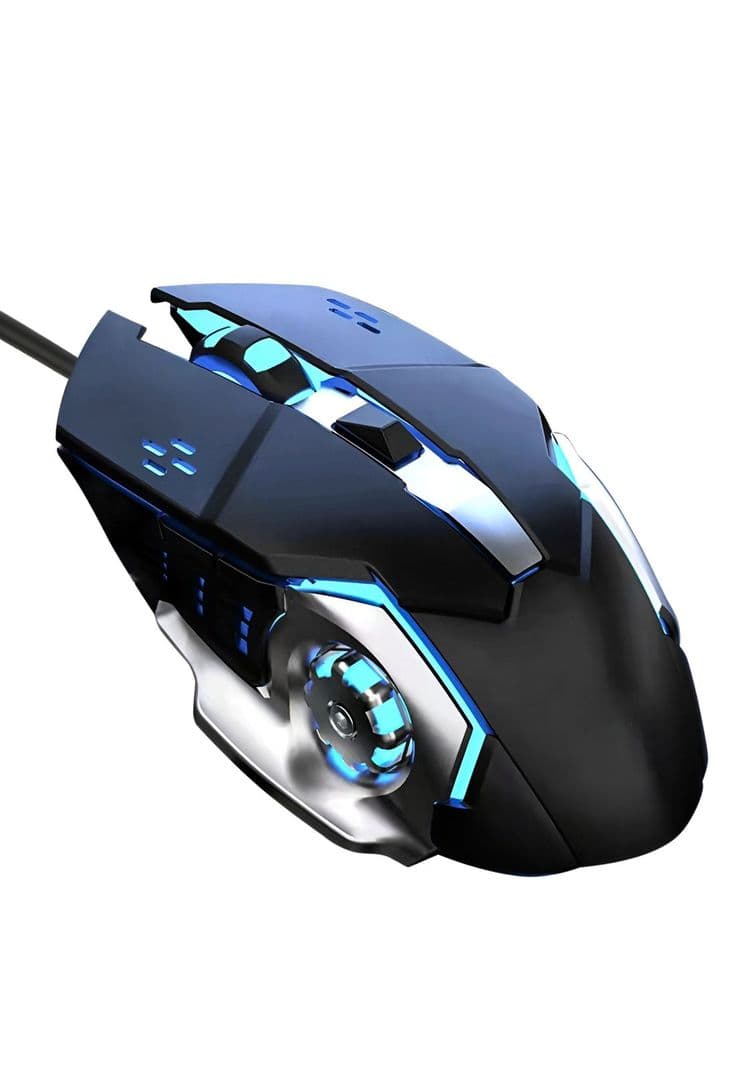 Mouse Gamer Reptilex 5 Botones Retroiluminado RX0005 3200DPI Negro