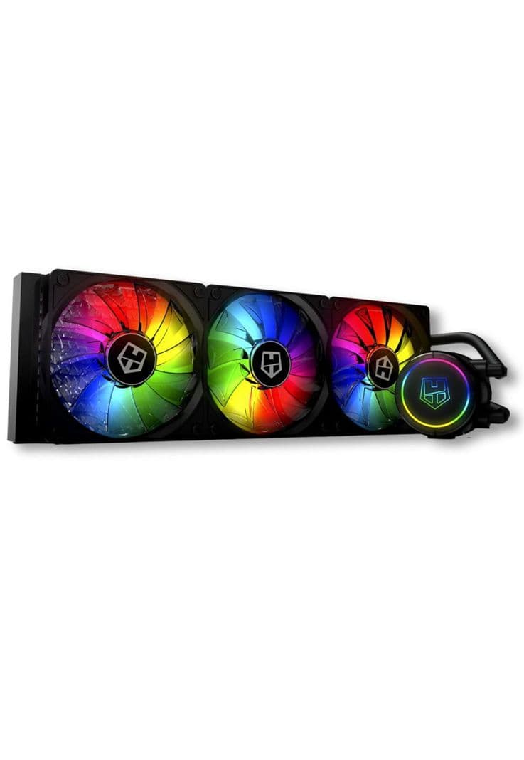 Water Cooling Profesional Hummer H-360 ARGB 1500 RPM Negro