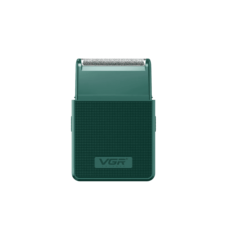 Afeitadora Electrica Portatil 2en1 Trimmer VGR V-376 Verde